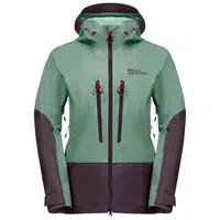 Jack Wolfskin Alpspitze 3l L, granite green Dámská skialpová bunda