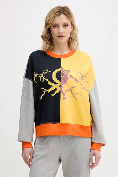 Dětská bavlněná mikina United Colors of Benetton x Stranger Things