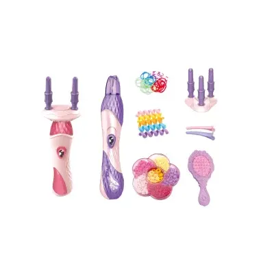 Hrací set na vlasy 2v1 s korálky/gumičky