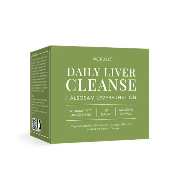 Nordbo Daily Liver Cleanse 60 kapslí