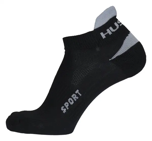 Husky Sport L (41-44), antracit/bílá Ponožky