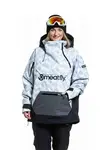 Meatfly unisex SNB & SKI bunda Maddie White Camo / Black | Černá | Velikost XXL