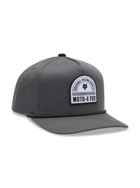 Fox kšiltovka Victory Snapback Dark Shadow | Šedá | Velikost One Size | 100% bavlna