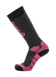 Snb & ski ponožky meatfly leeway růžová/černá m