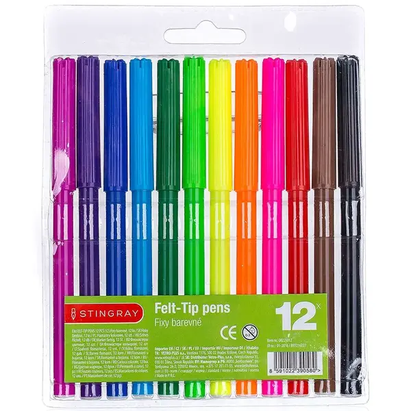 12ks barevných popisovačů 08221012