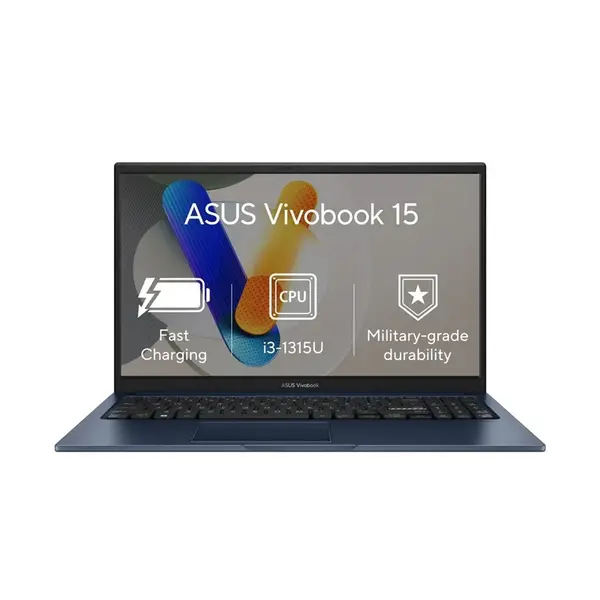 ASUS Vivobook 15 X1504VA-BQ2760W Notebook, i3-1315U, 15,6", FHD, 8GB, 512GB, Intel int, W11H, Blue, 2R