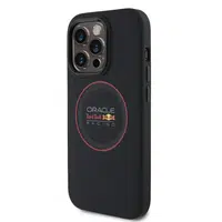 Zadní kryt Red Bull PU Leather Red Ring MagSafe pro Apple iPhone 13 Pro, navy