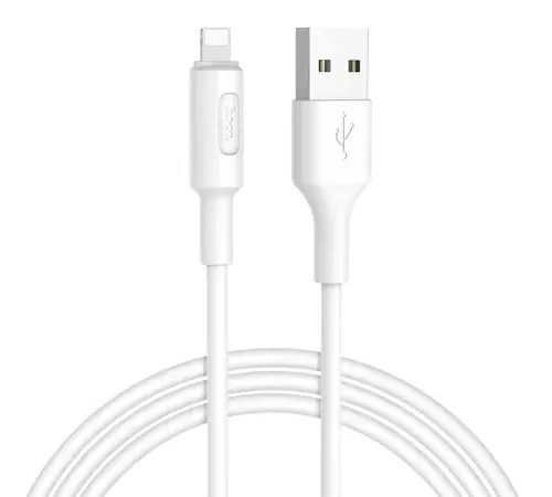Datový kabel HOCO X25 Soarer, Lightning, 2A, 1m, bílá