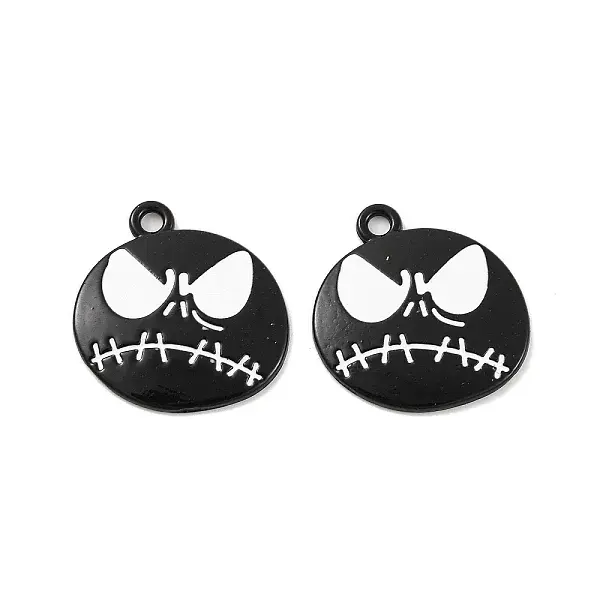 Halloween Theme Rack Plating Alloy Pendants