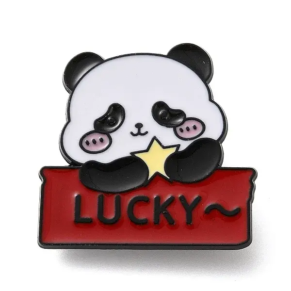 Panda Theme Enamel Pins