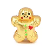 Christams Brass Enamel European Beads