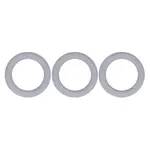 3Pcs Ring Silicone Focal Beads