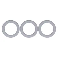 3Pcs Ring Silicone Focal Beads