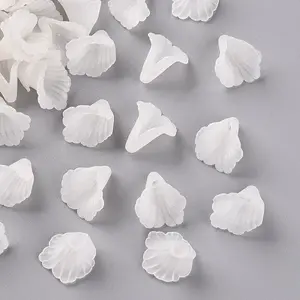 Transparent Acrylic Bead Caps