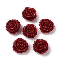 Synthetic Coral Carved Beads