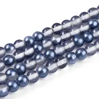 Baking Painted Transparent Glass Beads