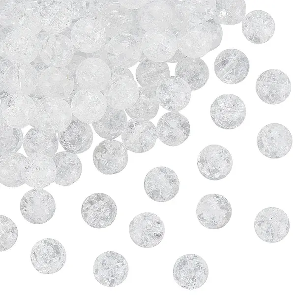Natural Crackle Quartz Beads Strands