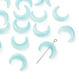 20Pcs Gradient Color Handmade Lampwork Beads