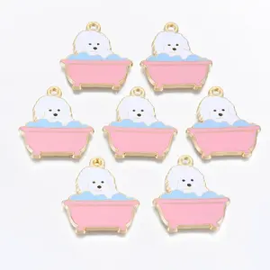 Alloy Enamel Pendants