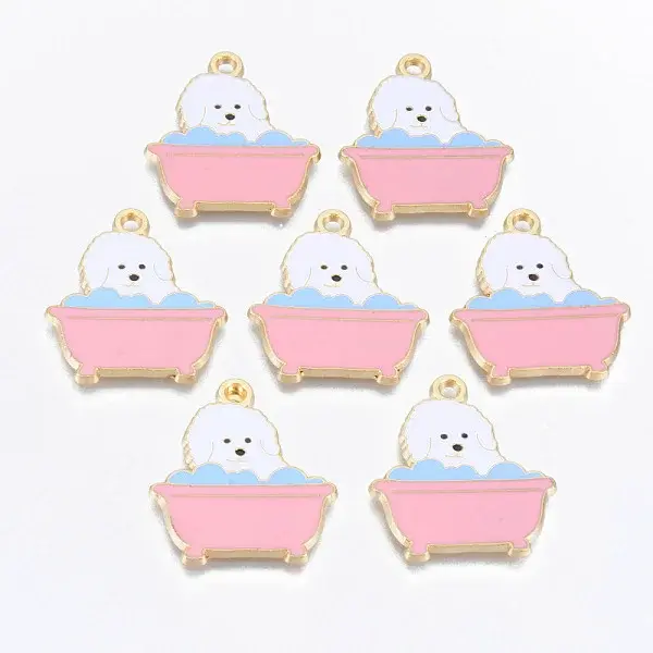 Alloy Enamel Pendants