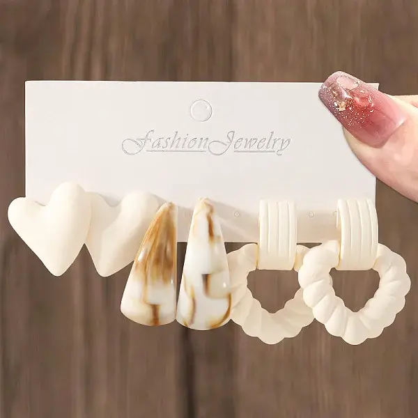 CCB Plastic Earring Sets