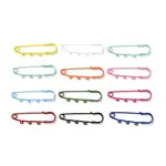 Spray Painted Iron Brooch Findings