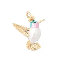 Brass Enamel Pendants