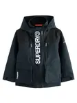 Superdry & Co Kabát  námornícka modrá / biela