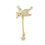 Brass Micro Pave Cubic Zirconia Pendants