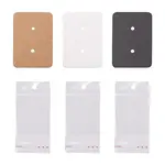 300Pcs 3 Colos Jewelry Earring Display Kraft Paper Price Tags