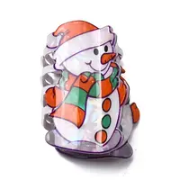 Christmas PVC Claw Hair Clips for Women Girls