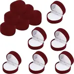 Heart Shape Velvet Ring Boxes
