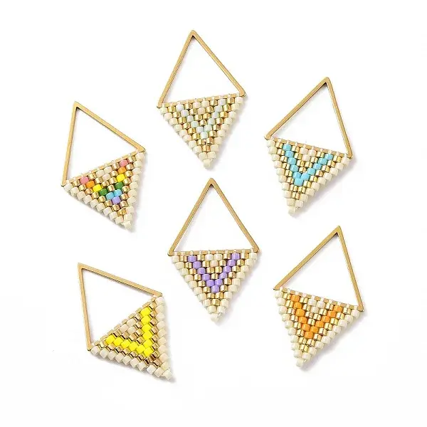 Handmade MIYUKI Japanese Seed Loom Pattern Seed Beads