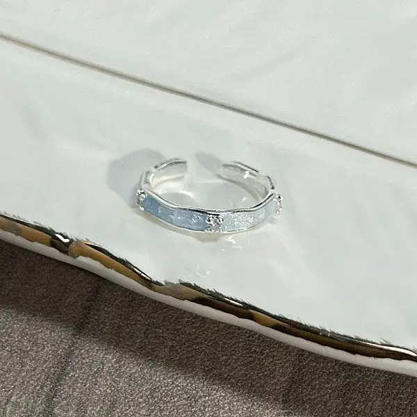 Brass Micro Pave Cubic Zirconia Cuff Rings