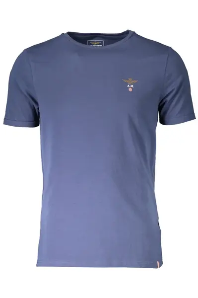 AERONAUTICA MILITARE MEN&#39;S BLUE OUTDOOR T-SHIRT