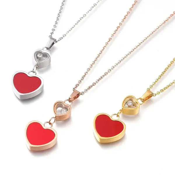 304 Stainless Steel Pendant Necklaces