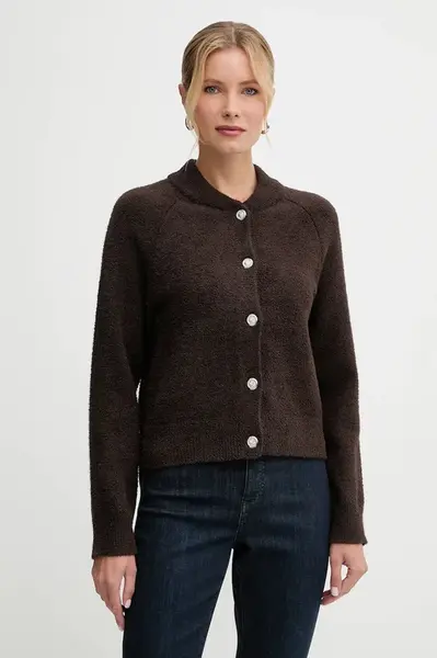Kardigan Morgan dámský, hnědá barva, MPACK