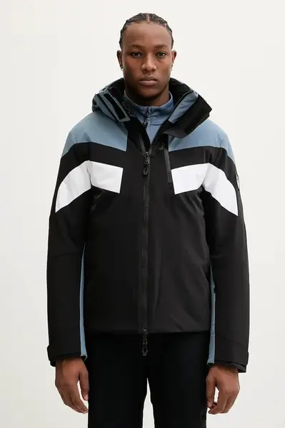 Lyžařská bunda EA7 Emporio Armani černá barva, AF13887.7M000453