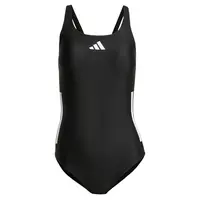 ADIDAS PERFORMANCE Športové jednodielne plavky '3-Stripes C-Back'  čierna / biela