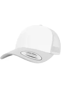 Retro Trucker šiltovka Silver/White/Silver