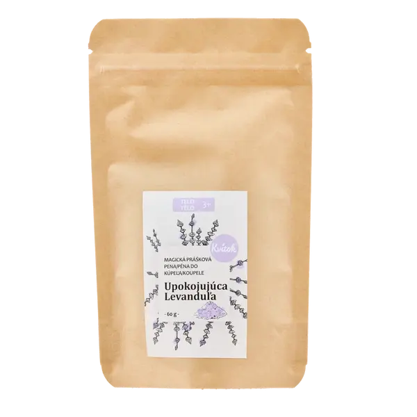 KVITOK Magická pěna do koupele Zklidňující levandule 60 g