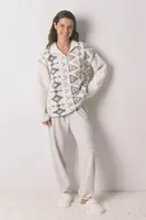 Pyžamo women'secret dámské, šedá barva, 3132174