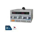 Zdroj laboratorní GETI GLPS 3005E  2x0-30V/ 0-5A+ (5V-3A) - zánovní/přelepeno, odzkoušeno