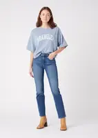 Dámské džíny WRANGLER W26RJX386 STRAIGHT AIRBLUE Velikost: 27/30