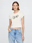 GAP Dámské Crop tričko s logem 749362-00 Velikost: XL