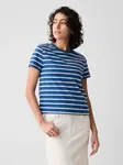 GAP Dámské Pruhované crop tričko 855773-06 Velikost: XXS