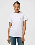 Triko WRANGLER SIGN OFF TEE WHITE 112373024 Velikost: M