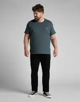 Pánské rifle LEE L452HFAE BROOKLYN STRAIGHT CLEAN BLACK Velikost: 42/32