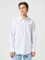 Pánská košile WRANGLER LS SHIRT WHITE OXFORD 112350485 Velikost: S
