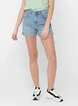 Modré rifľové kraťasy ONLY Phine